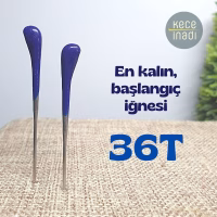 36T Keçe İğnesi - En Kalın (1adet) 36T Keçe İğnesi - En Kalın (1adet)