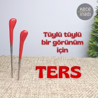 Ters Çentik Keçe İğnesi (1 adet) Ters Çentik Keçe İğnesi (1 adet)
