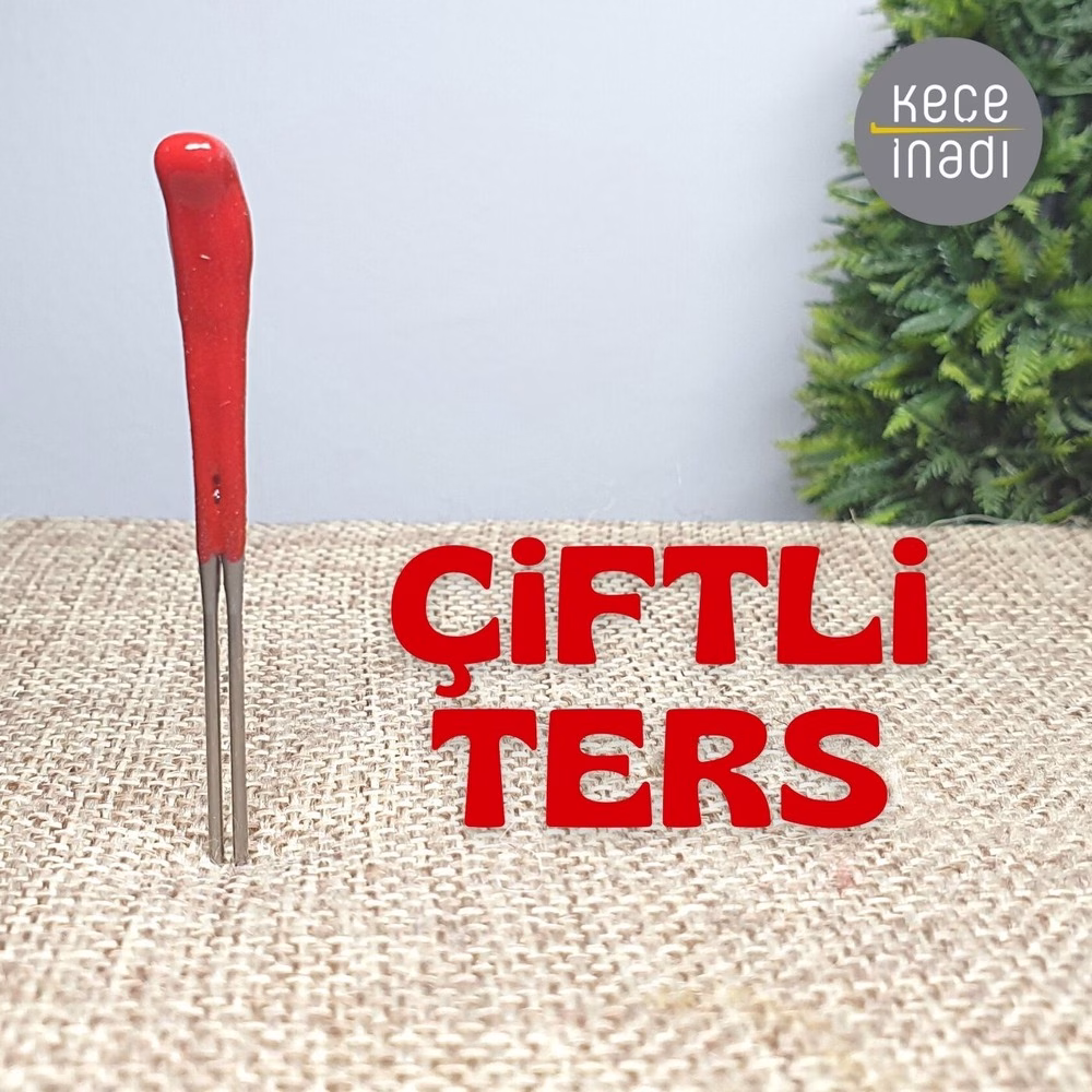 Çiftli Ters Çentik Keçe İğnesi Çiftli Ters Çentik Keçe İğnesi
