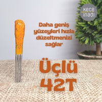 Üçlü 42T Keçe İğnesi Üçlü 42T Keçe İğnesi