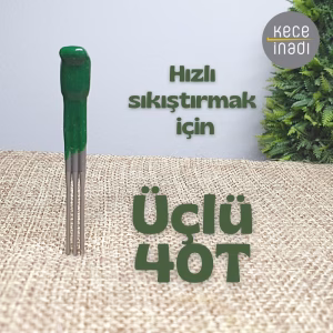 Üçlü 40T Keçe İğnesi Üçlü 40T Keçe İğnesi