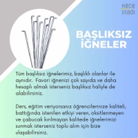 3 adet Başlıksız Keçe İğnesi (Kodu Seçiniz) 3 adet Başlıksız Keçe İğnesi (Kodu Seçiniz)