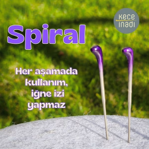 Spiral Keçe İğnesi (1 adet) Spiral Keçe İğnesi (1 adet)