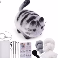 Mini Kedi Keçe Hobi Kiti - gri Mini Kedi Keçe Hobi Kiti - gri