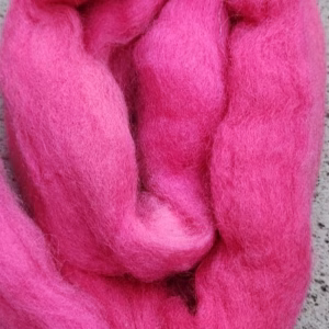 Uzun Lifli Keçe Yünü - Koyu Pembe